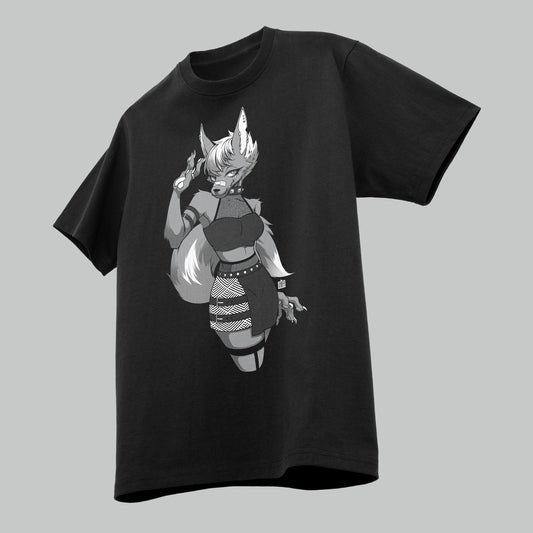 Jackal Punk (Greyscale Ver.) T-Shirt